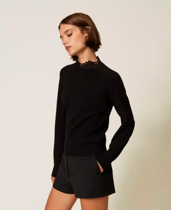 Twinset Coltrui Kant 252TP3391 Zwart - Afbeelding 5