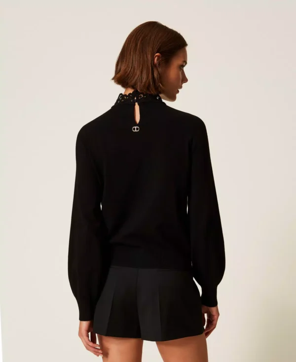 Twinset Coltrui Kant 252TP3391 Zwart - Afbeelding 6