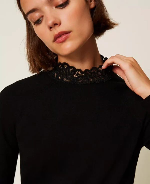 Twinset Coltrui Kant 252TP3391 Zwart - Afbeelding 2