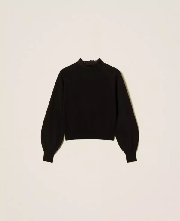 Twinset Coltrui Kant 252TP3391 Zwart - Afbeelding 7