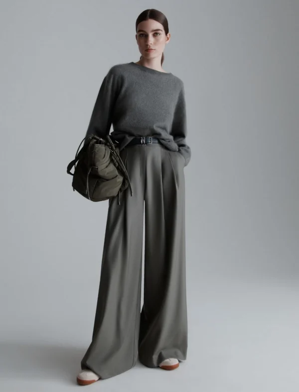 Marella Cashmere Blend Trui Nanti MA12079 Olive - Afbeelding 2