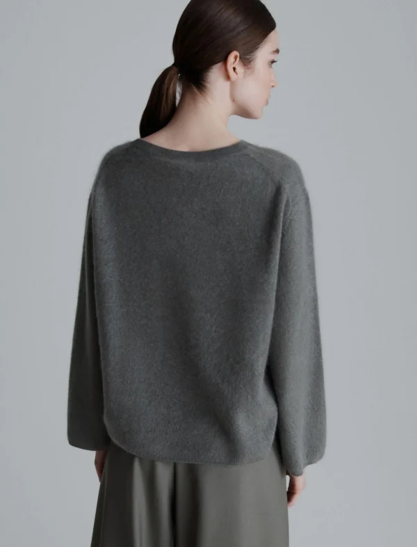 Marella Cashmere Blend Trui Nanti MA12079 Olive - Afbeelding 5