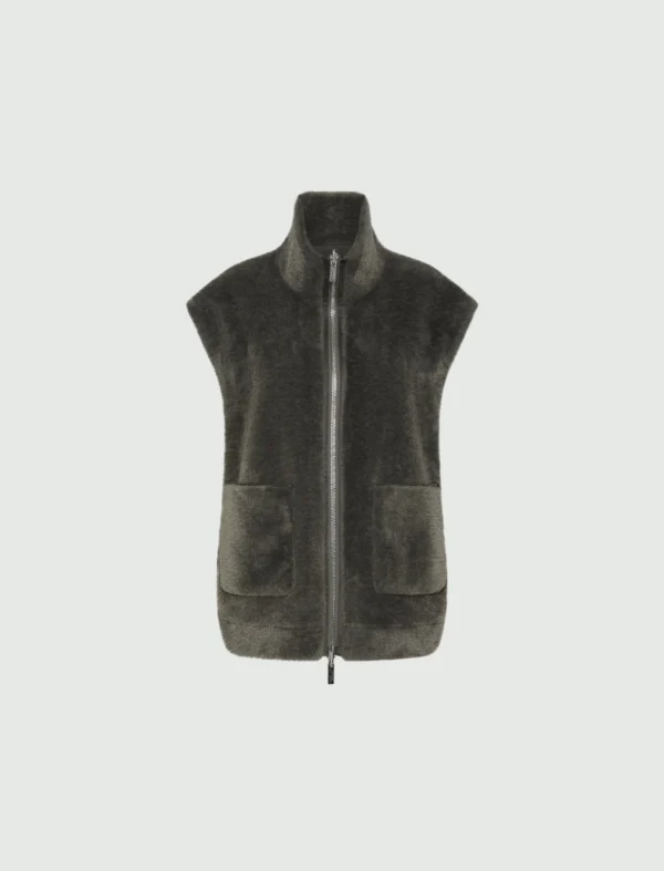 Marella Reversible Gilet Naval MA26603 Olive - Afbeelding 6