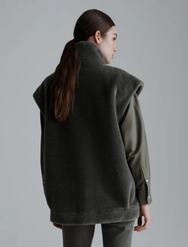 Marella Reversible Gilet Naval MA26603 Olive - Afbeelding 5