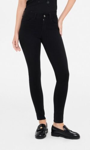 Liu Jo High-Rise Skinny Jeans UXX037-D4199 Black Denim