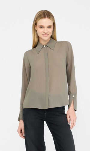 Liu Jo Blouse Kralen CF5302-TS869 Taupe