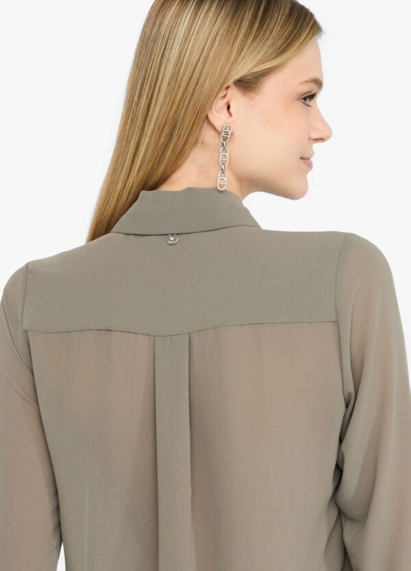 Liu Jo Blouse Kralen CF5302-TS869 Taupe - Afbeelding 6