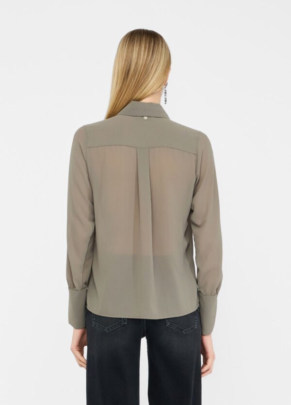 Liu Jo Blouse Kralen CF5302-TS869 Taupe - Afbeelding 7