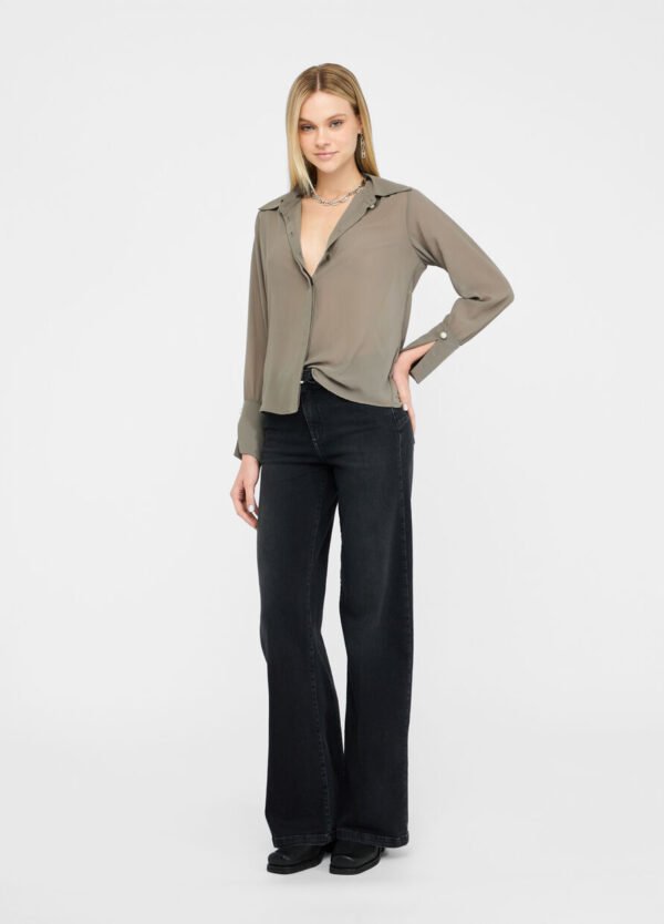 Liu Jo Blouse Kralen CF5302-TS869 Taupe - Afbeelding 2