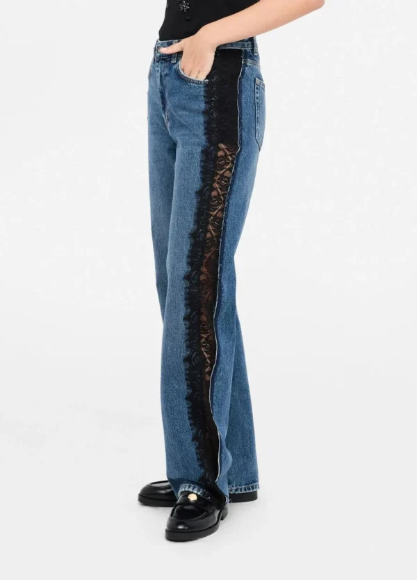 Liu Jo Straight-Leg Jeans Kant UF5216-D0290 Blue Denim - Afbeelding 3