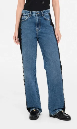 Liu Jo Straight-Leg Jeans Kant UF5216-D0290 Blue Denim