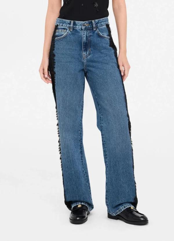 Liu Jo Straight-Leg Jeans Kant UF5216-D0290 Blue Denim