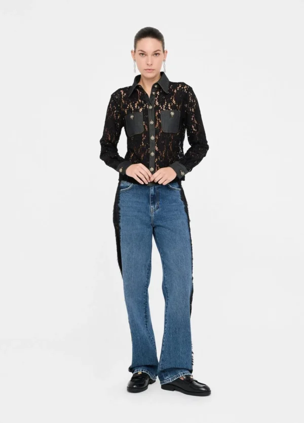 Liu Jo Straight-Leg Jeans Kant UF5216-D0290 Blue Denim - Afbeelding 2