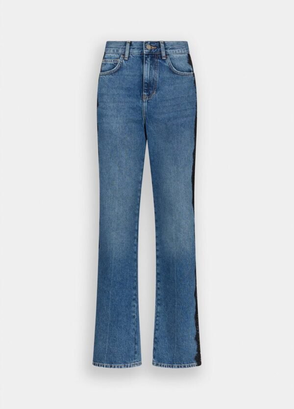 Liu Jo Straight-Leg Jeans Kant UF5216-D0290 Blue Denim - Afbeelding 8