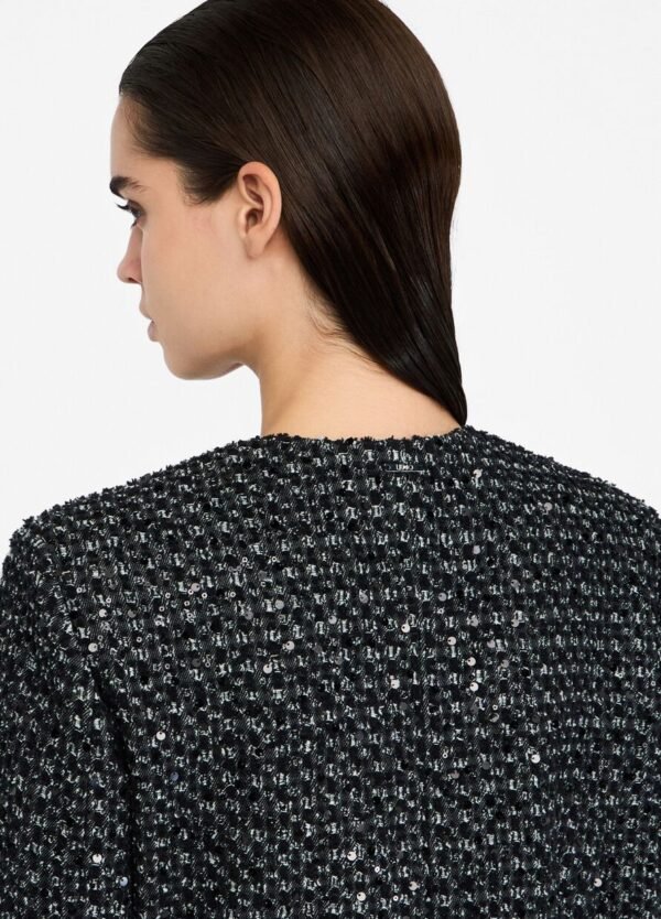 Liu Jo Bouclé Jacket UF5142-D0267 Zwart - Afbeelding 6
