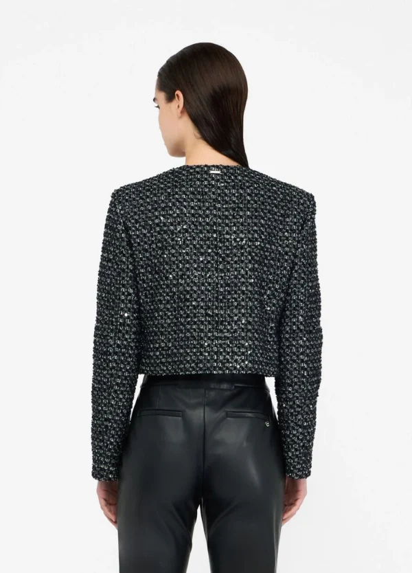 Liu Jo Bouclé Jacket UF5142-D0267 Zwart - Afbeelding 7