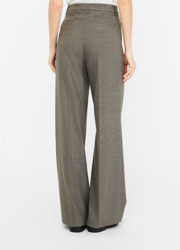 Liu Jo Rechte Broek Plooinaad CF5372-T054A Donker Beige - Afbeelding 7