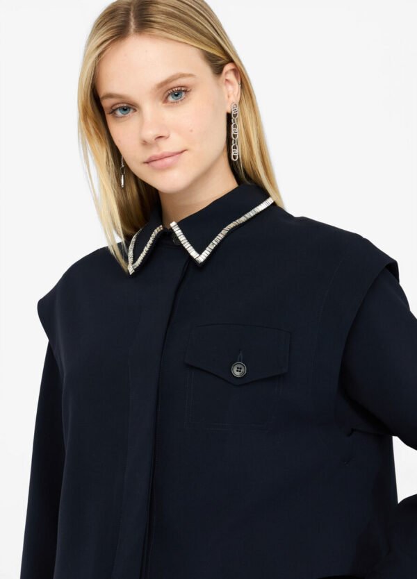 Liu Jo Blouse Strass CF5340-T054A  Blauw - Afbeelding 3