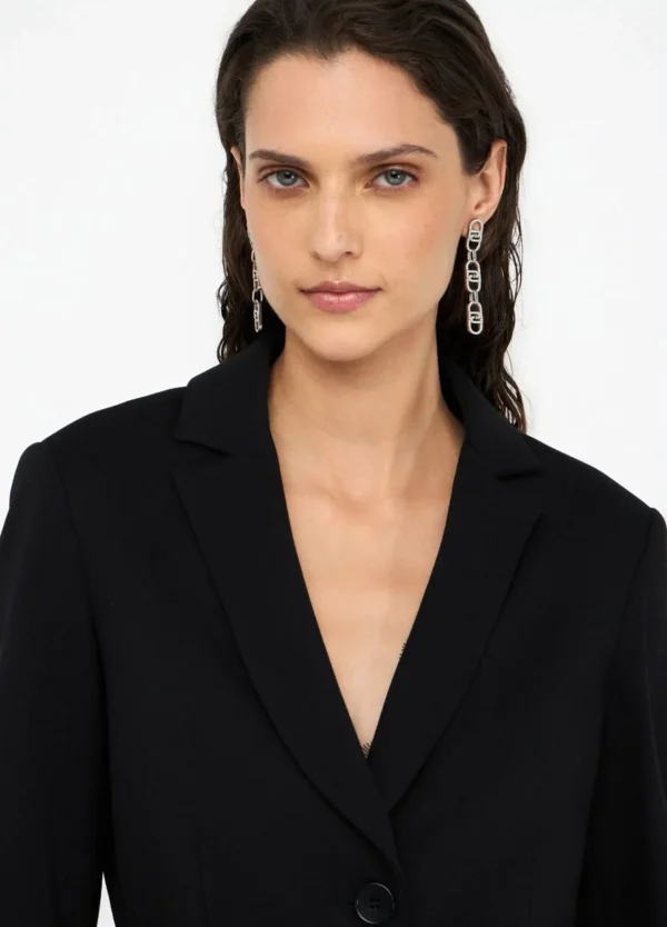 Liu Jo Blazer Logo-riem MF5140-J9189 Zwart - Afbeelding 3
