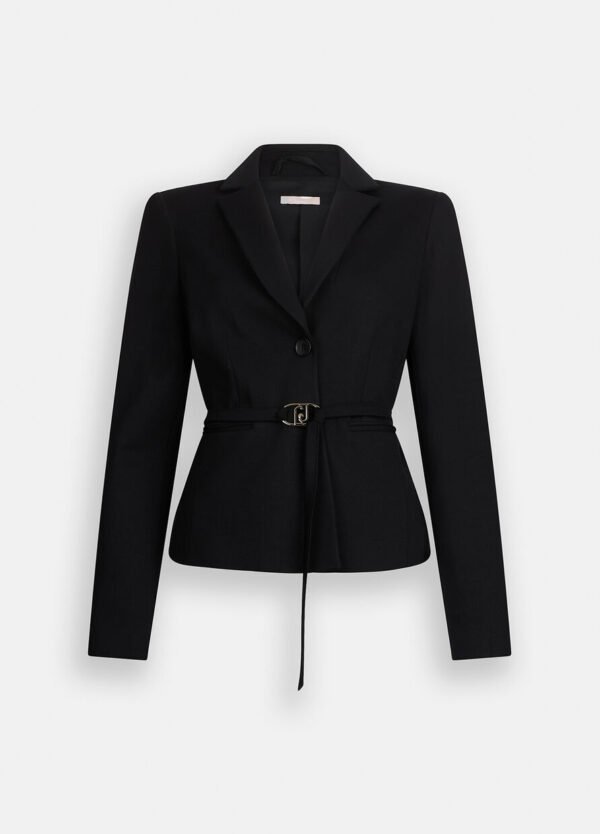 Liu Jo Blazer Logo-riem MF5140-J9189 Zwart - Afbeelding 8
