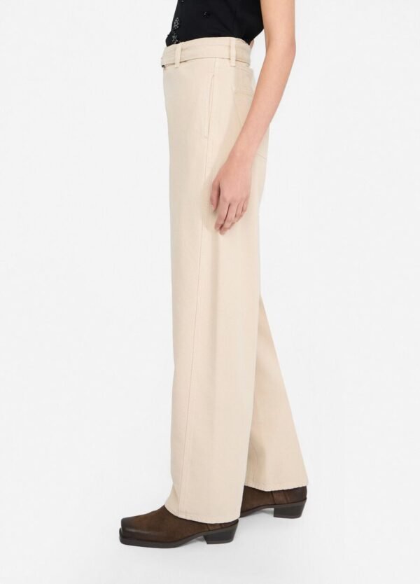 Liu Jo High-Rise Broek MF5298-T115A Licht Beige - Afbeelding 5