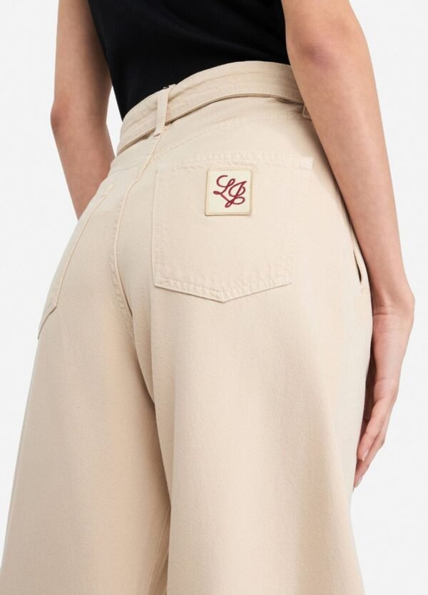 Liu Jo High-Rise Broek MF5298-T115A Licht Beige - Afbeelding 6