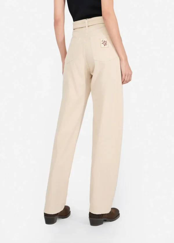 Liu Jo High-Rise Broek MF5298-T115A Licht Beige - Afbeelding 7