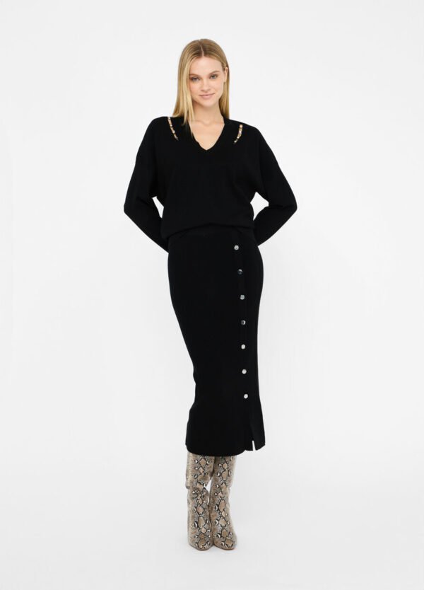 Liu Jo Trui Strass Stenen MF5037-MS99E Zwart - Afbeelding 2