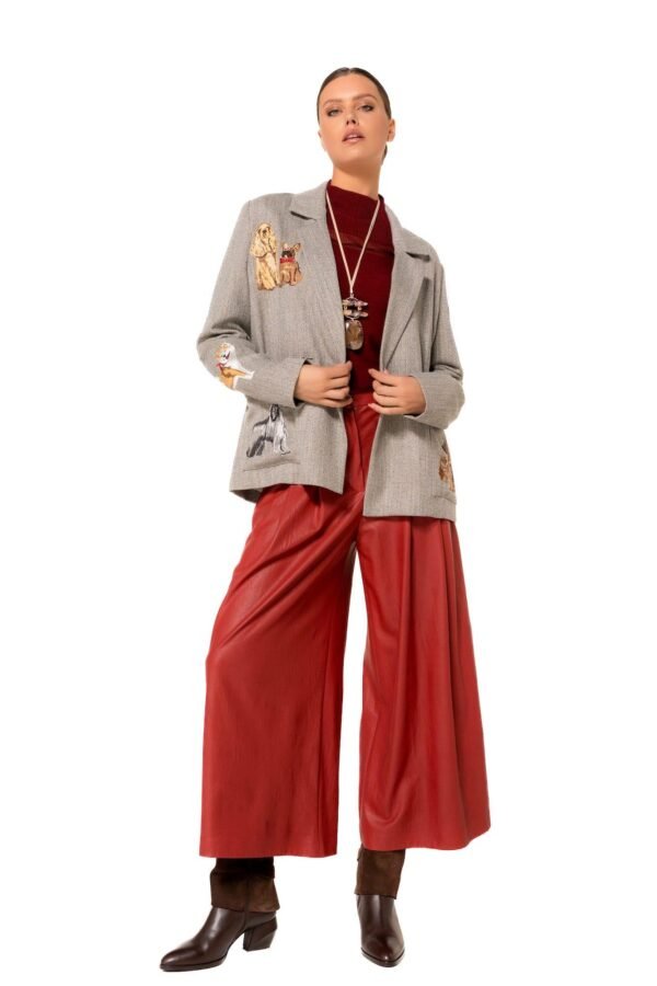 Caroline Biss Blazer Flanel 4855 Grijs Multi Color - Afbeelding 2