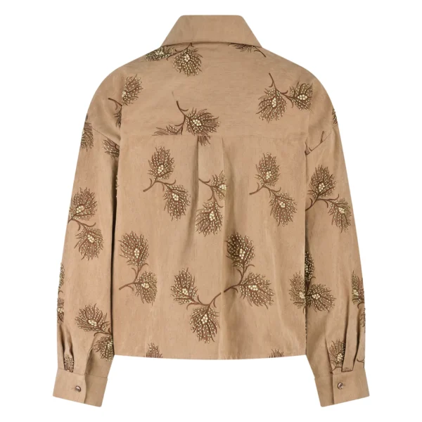 Nukus Iris Blouse NKF02078 Embroidery Camel - Afbeelding 9