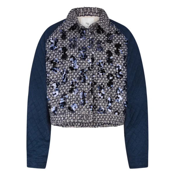 Nukus Milou Jacket Paillet NKF13025 Navy - Afbeelding 8