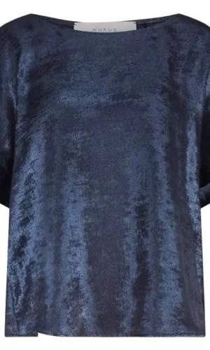 Nukus Top Irene NKF01024 Shiny Navy