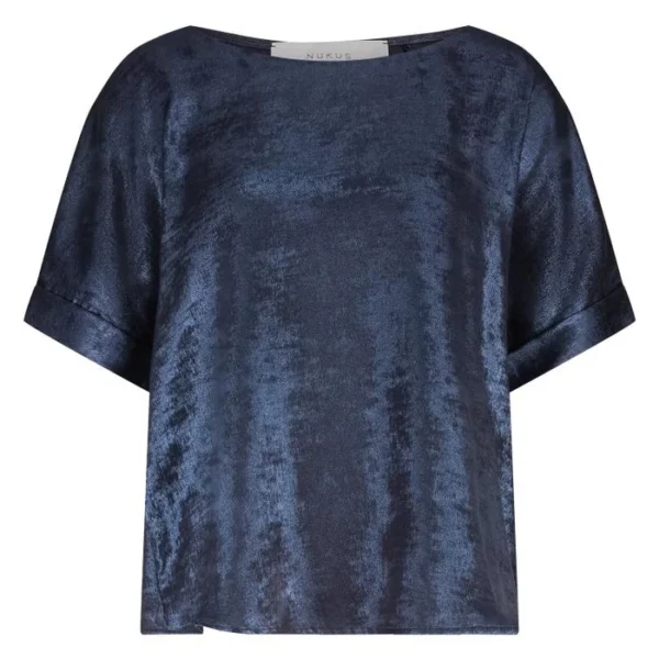Nukus Top Irene NKF01024 Shiny Navy