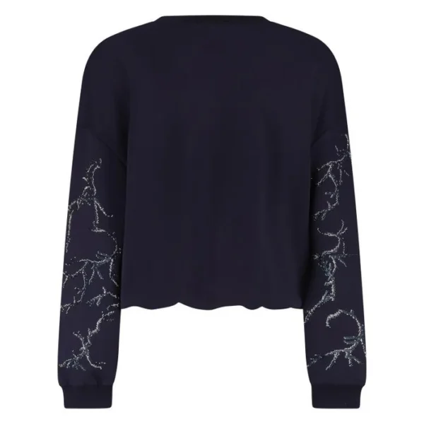 Nukus Suzanne Trui Strass NKF03000 Navy - Afbeelding 7
