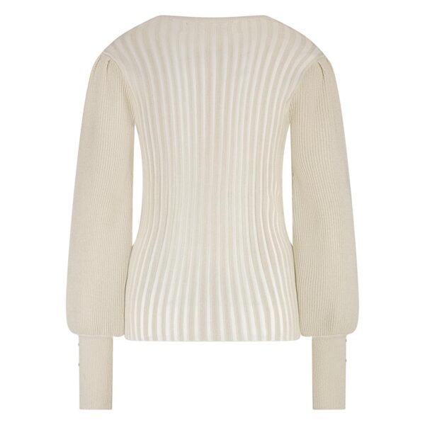 Nukus Trui Mulberry Lurex NKF03024 Off White - Afbeelding 8
