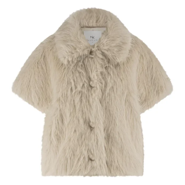 Nukus Gilet Loua NKF08002 Zand - Afbeelding 7