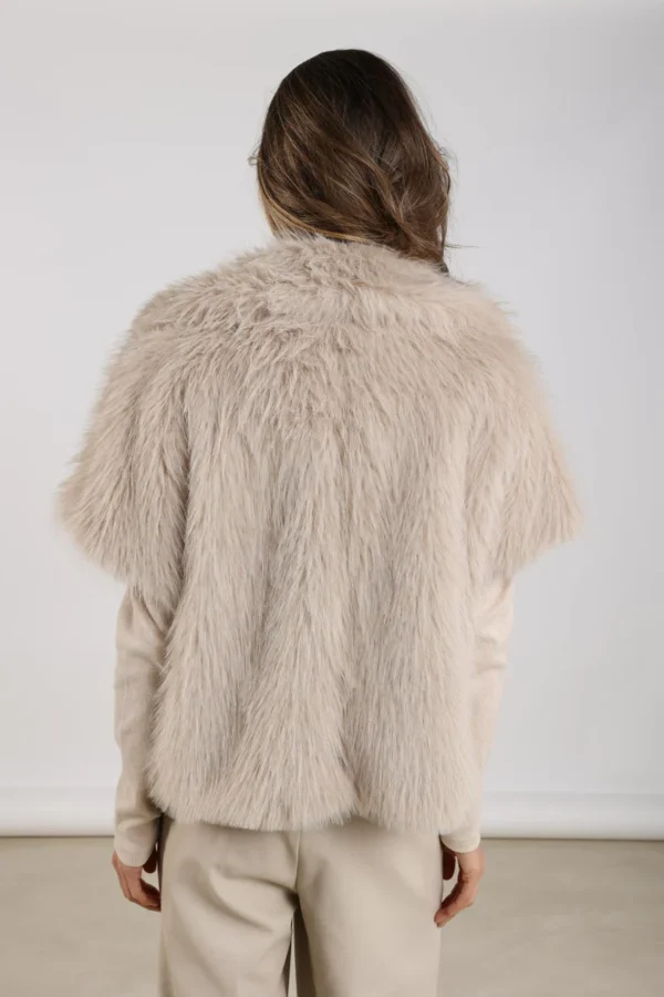 Nukus Gilet Loua NKF08002 Zand - Afbeelding 5