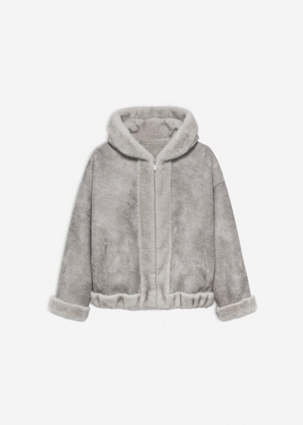 Studio AR Jas Ruby Reversible Faux Mink 05TL256039.01 Clay - Afbeelding 5