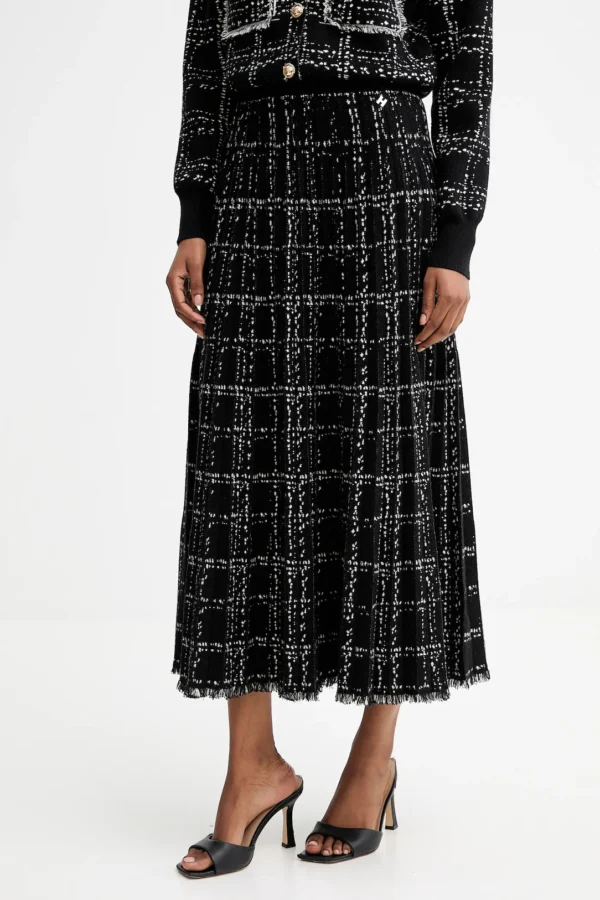 Silvian Heach Rok Hanlan GPA25286LO Zwart/Wit
