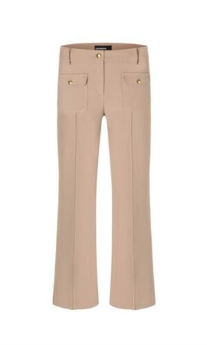 Cambio Wide Leg Broek Farah 6316 0427-00 Beige