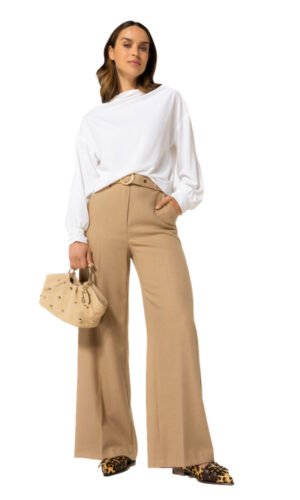 Caroline Biss Citylookbroek Woolmix 4531 Taupe