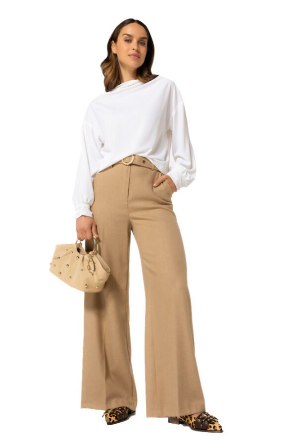 Caroline Biss Citylookbroek Woolmix 4531 Taupe