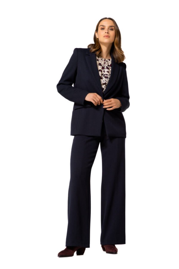 Caroline Biss Comfortabele City Look Broek 4571 Midnight Blue - Afbeelding 2
