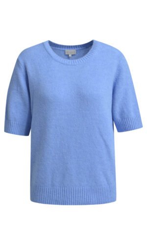 Milano Pullover 1/2 Mouw Ronde Hals 53-5442-9807 Cornflower Blue