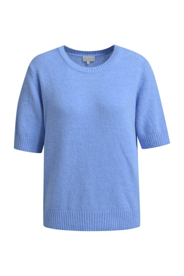 Milano Pullover 1/2 Mouw Ronde Hals 53-5442-9807 Cornflower Blue