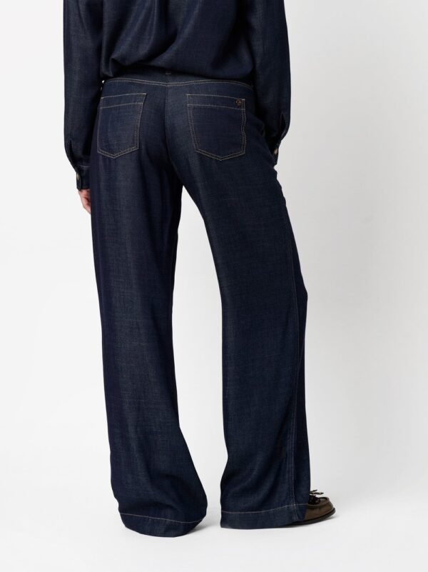 Toni Wide Leg Jeans Liv 12-48 1125-27 Dark Blue - Afbeelding 5