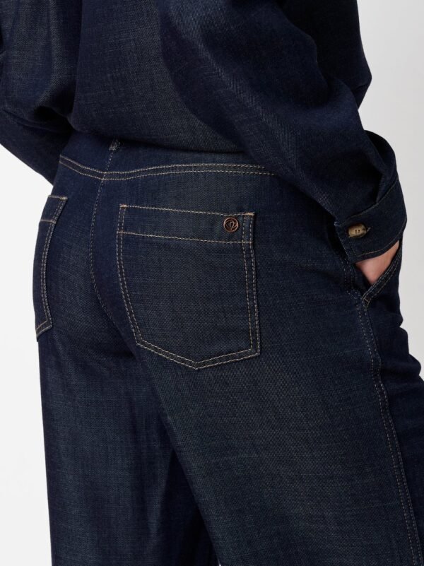 Toni Wide Leg Jeans Liv 12-48 1125-27 Dark Blue - Afbeelding 3
