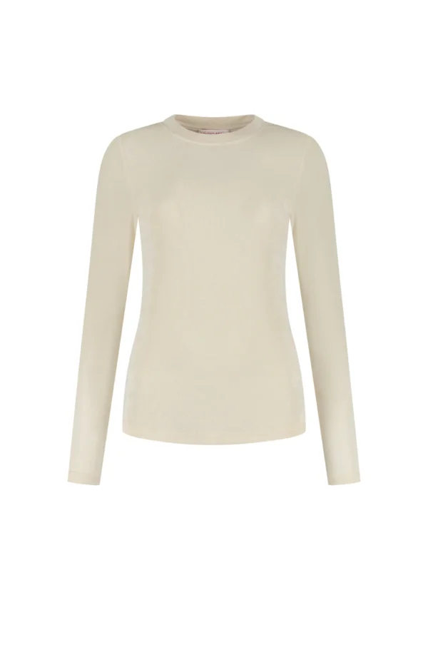 Studio Amaya Long Sleeve T-Shirt Lynn  Beige