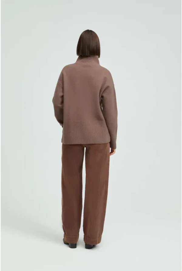Xandres Oversized Pull Andri 98545 Deep Taupe - Afbeelding 6