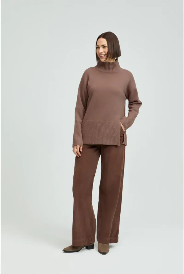 Xandres Oversized Pull Andri 98545 Deep Taupe - Afbeelding 3